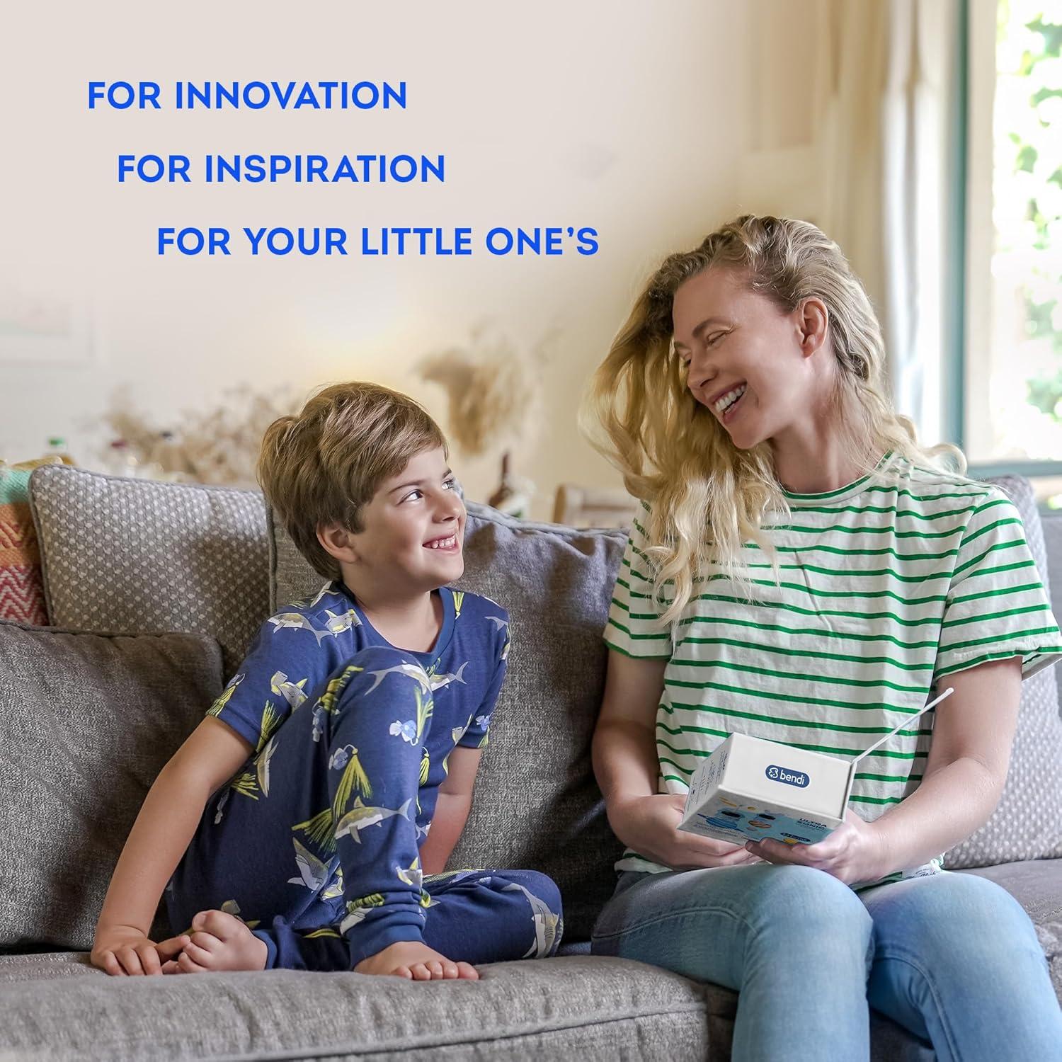 Cepillo de dientes eléctrico Bendi Kids 360° para niños 2-7 años