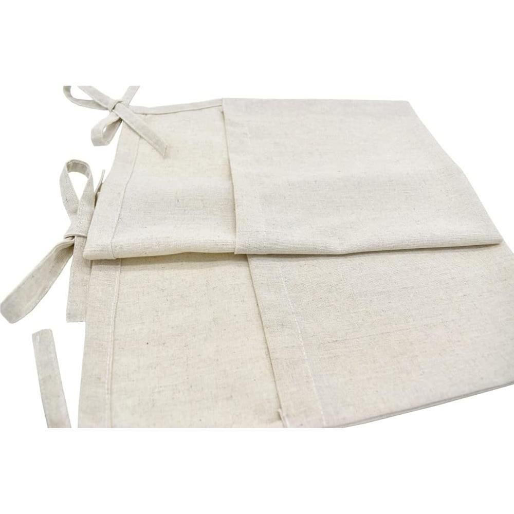 Organizador Colgante de Cuna YeeMan de Lino 2 Bolsillos