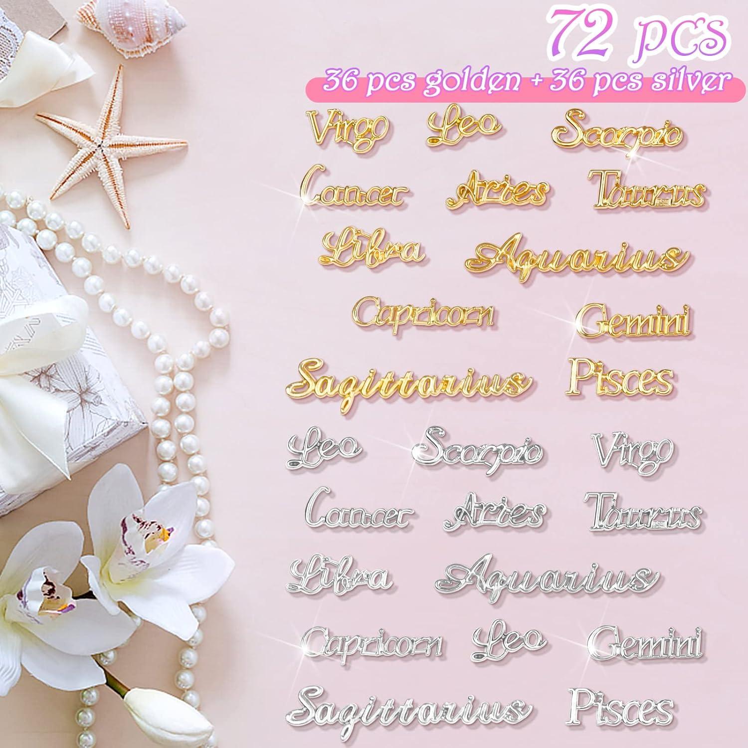 Colgantes del Zodiaco Mckanti 72 Piezas en Oro y Plata