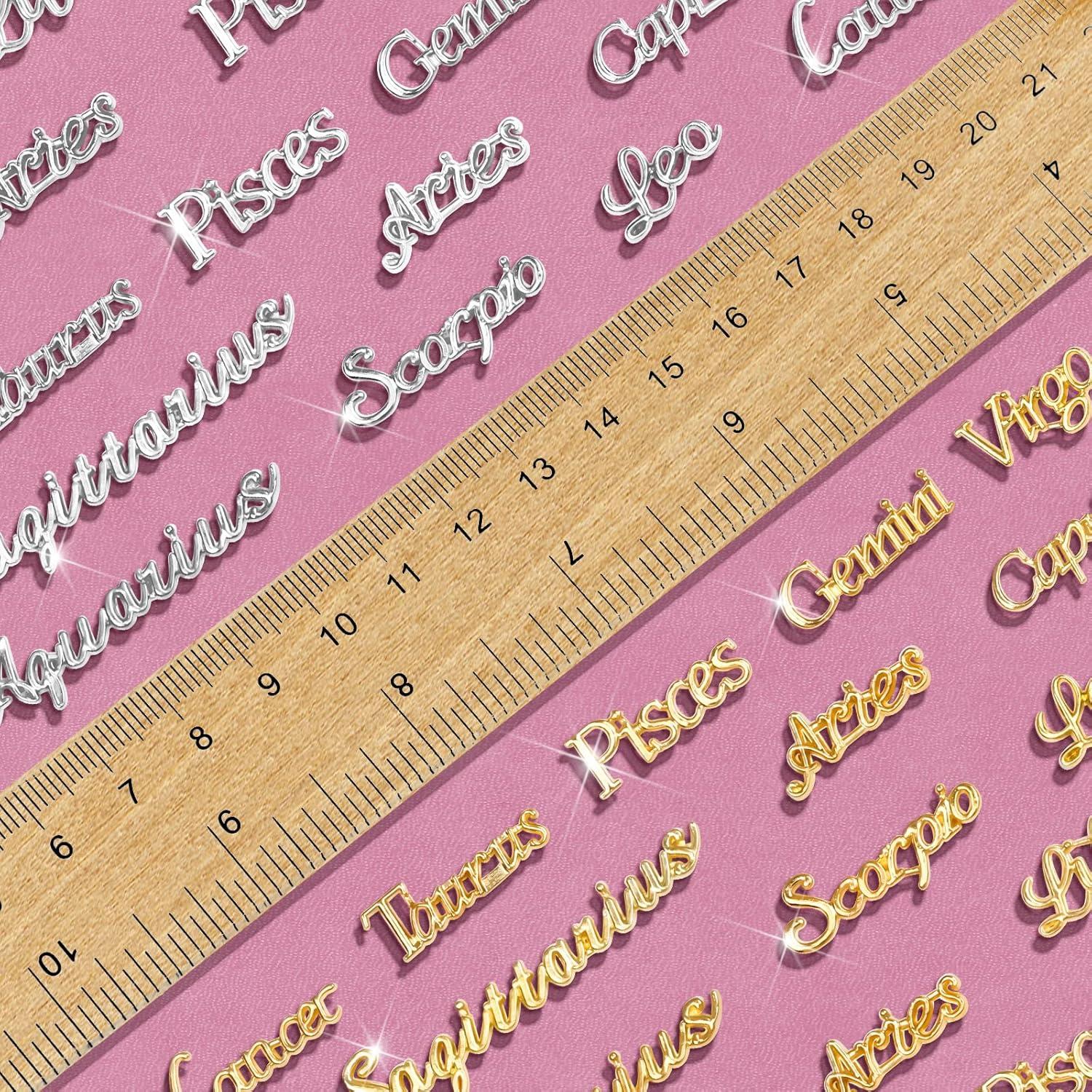 Colgantes del Zodiaco Mckanti 72 Piezas en Oro y Plata