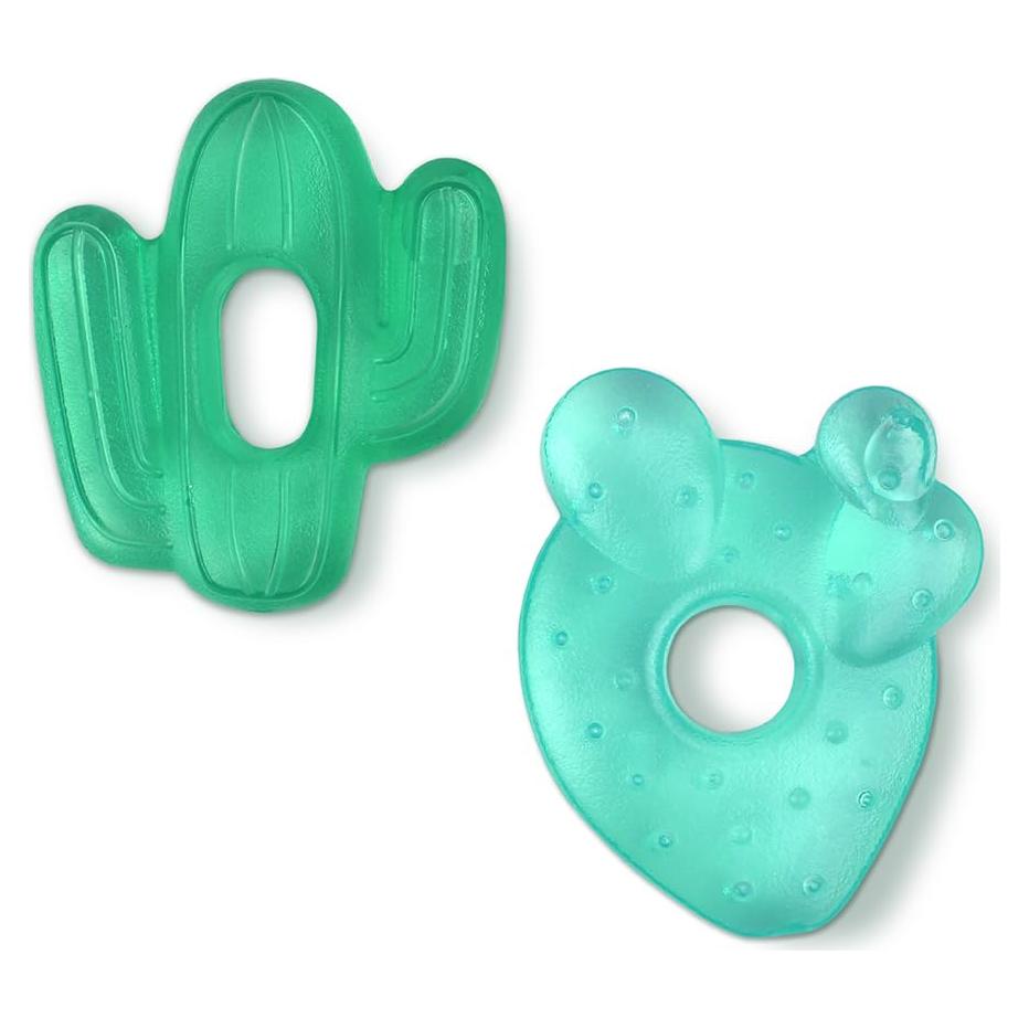 Mordedores Llenos de Agua Itzy Ritzy - Set de 2 Cactus Verde