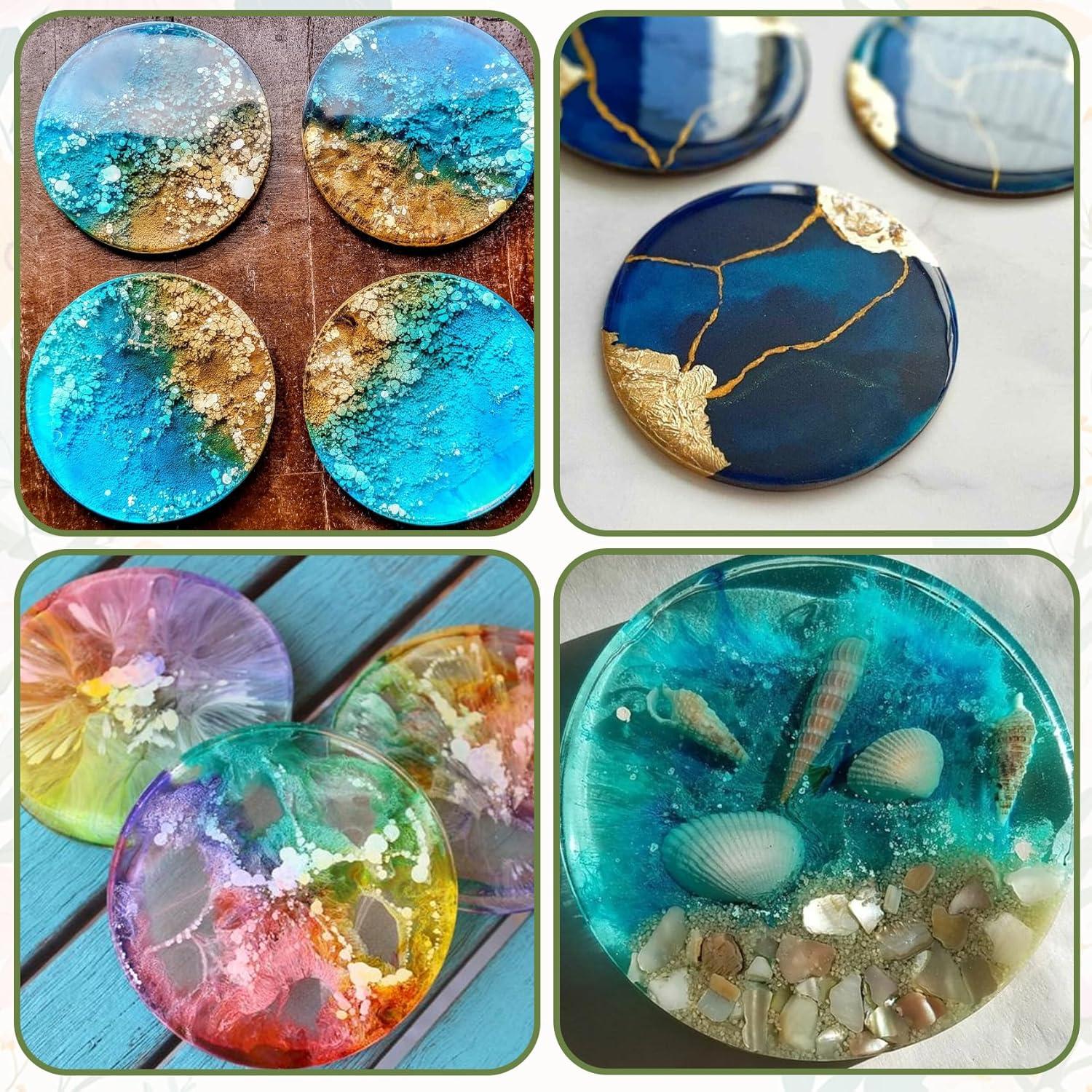 Molde de Silicona para Posavasos Redondos vueuKiGE 6 Cavidades