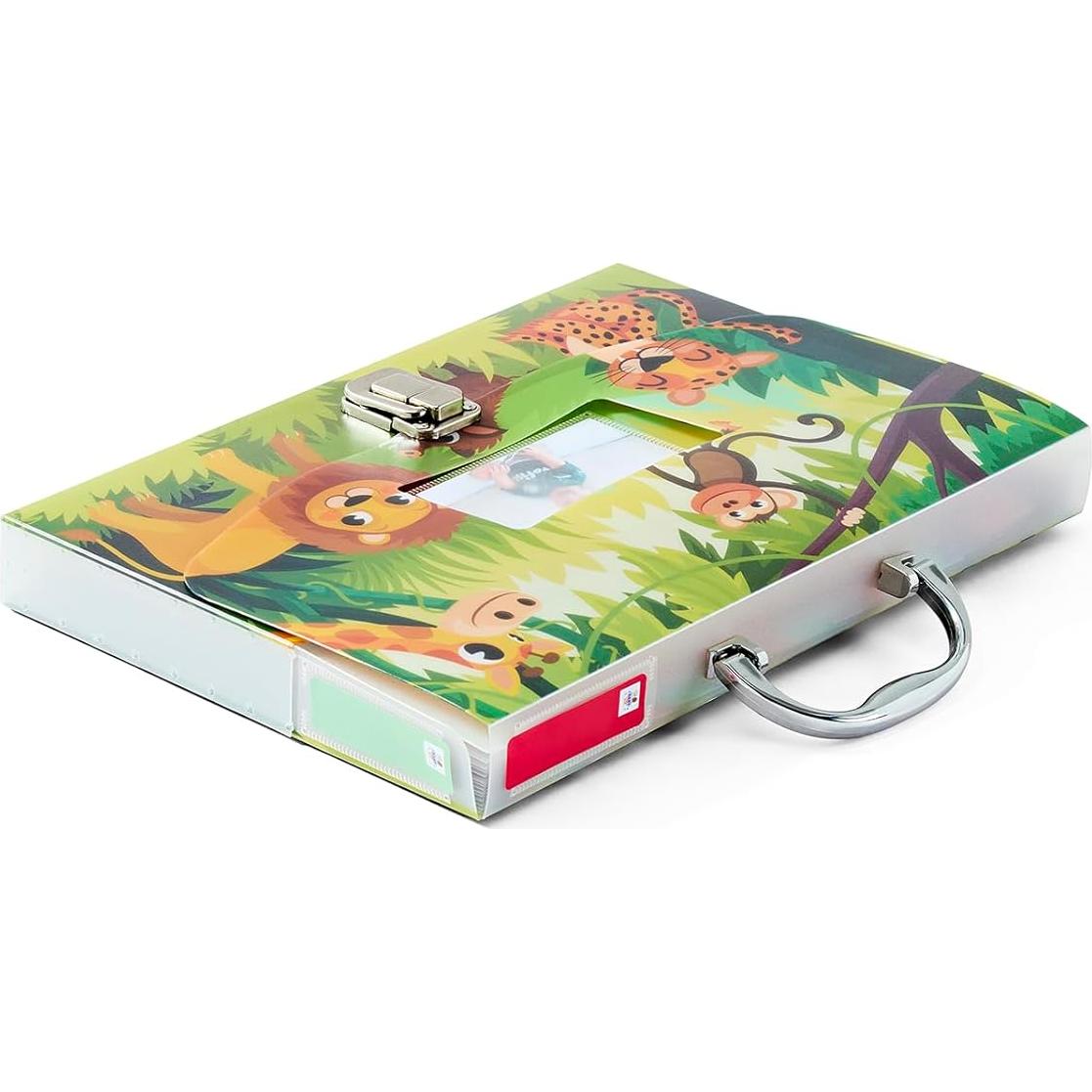 Organizador de Documentos para Bebés BFO001 Verde 12 Bolsillos