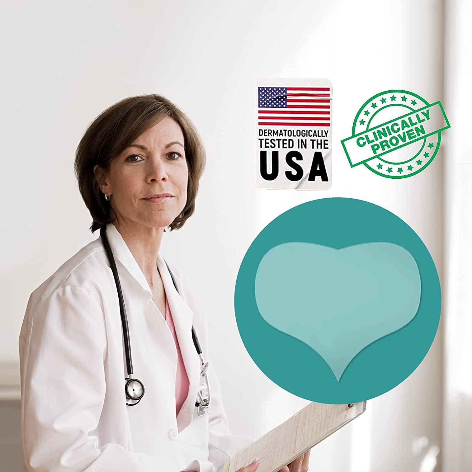 Parche Antarrugas para el Pecho Skywee - Set de 3 Parches de Silicona Reutilizables