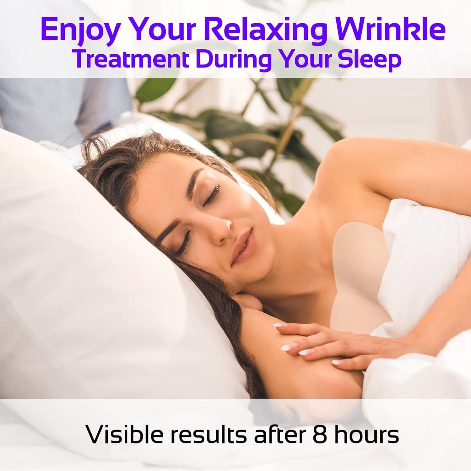 Parche Antarrugas para el Pecho Skywee - Set de 3 Parches de Silicona Reutilizables