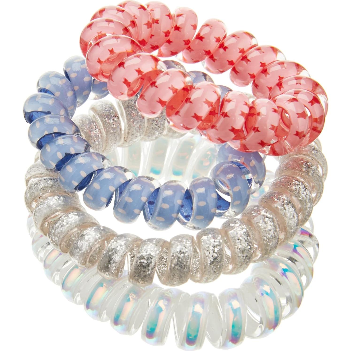 Conjunto de 4 diademas elásticas Vera Bradley - Corazones Rosa