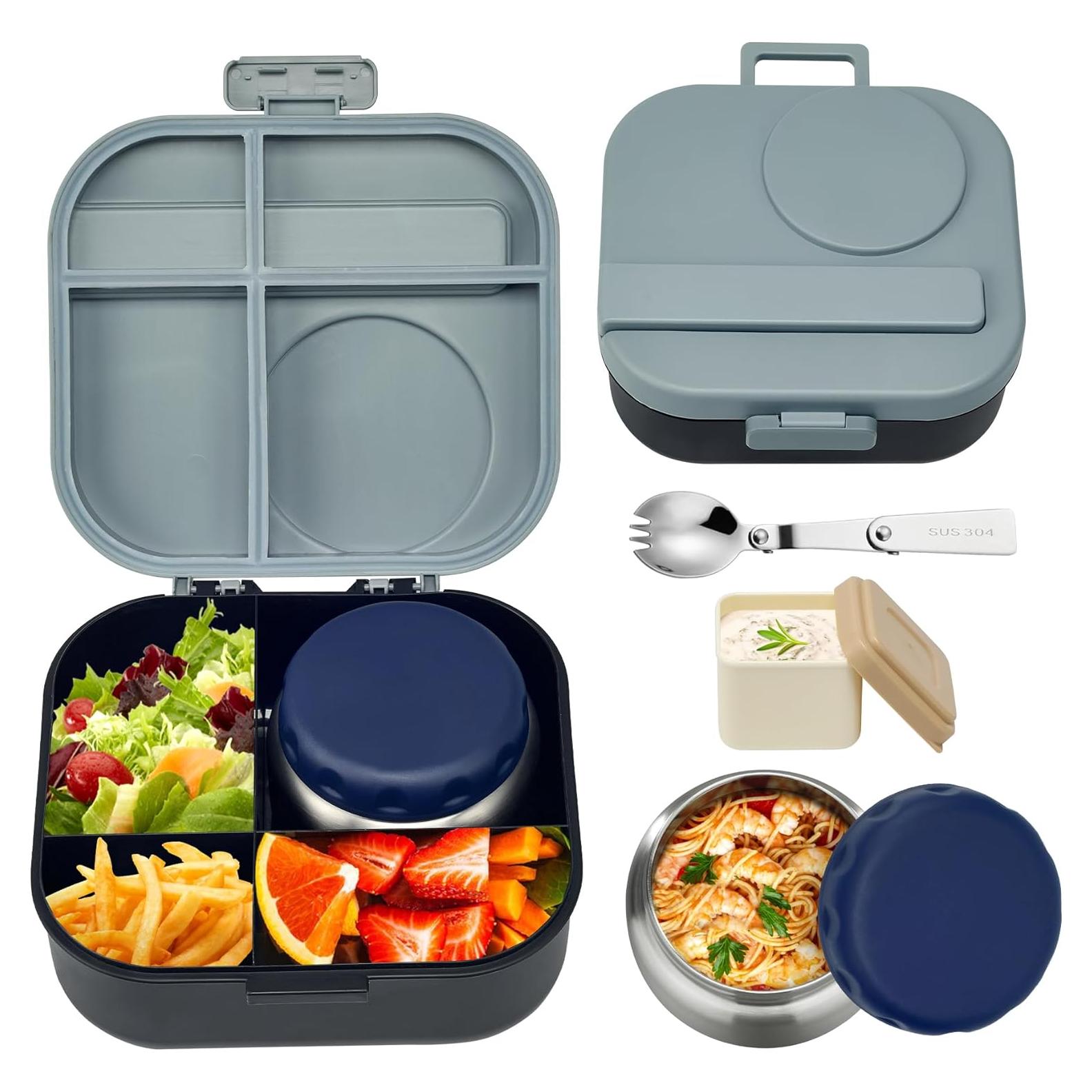 Caja de Almuerzo Bento Aimsnk para Niños 1.5L con Termo 355ml