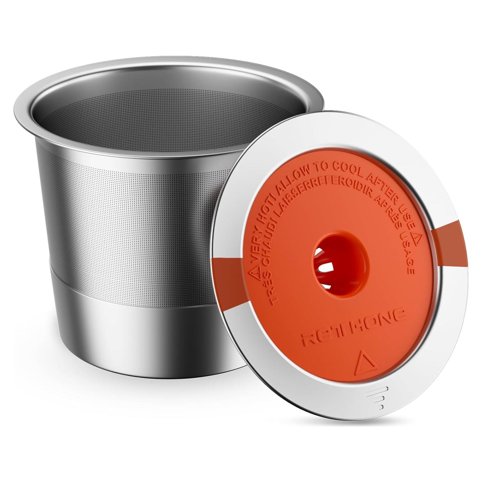 Taza K Reutilizable RETHONE Acero Inoxidable 1 Unidad