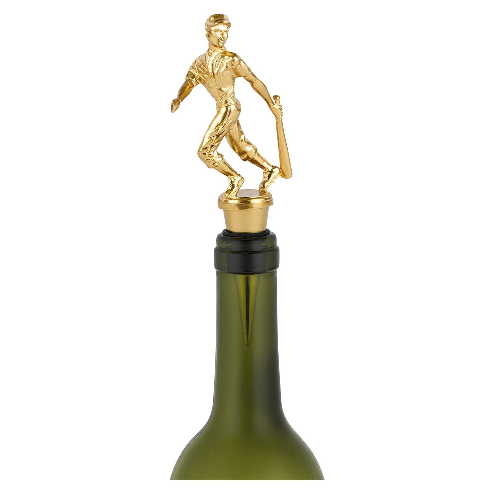 Tapon de Botella de Vino Trofeo de Béisbol Foster & Rye - Oro