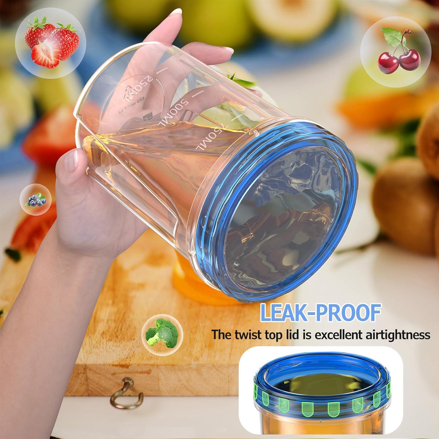 10 Contenedores de Almacenamiento de Alimentos 32 Oz Winproper