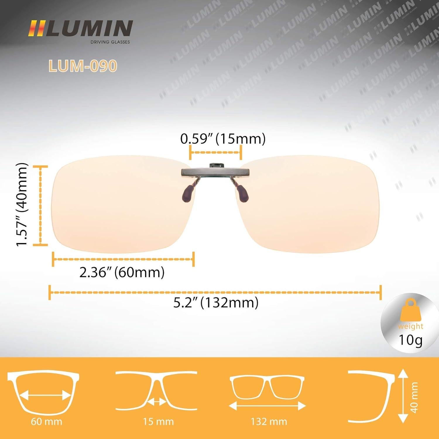 Gafas de Conducción Nocturna Illumin - Clip On Unisex