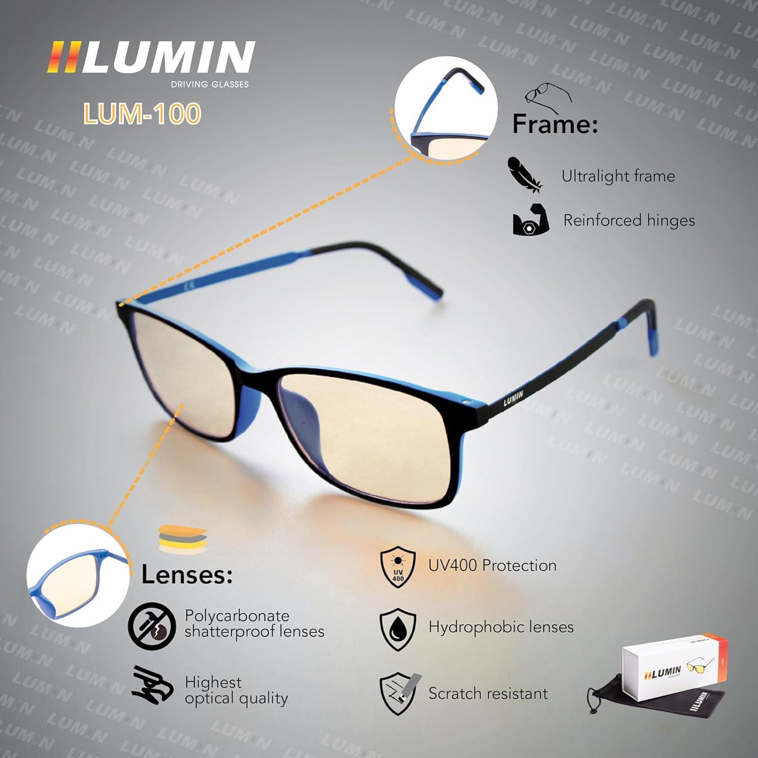 Gafas de Conducción Nocturna Spektrum LUM-100 Antideslumbrantes