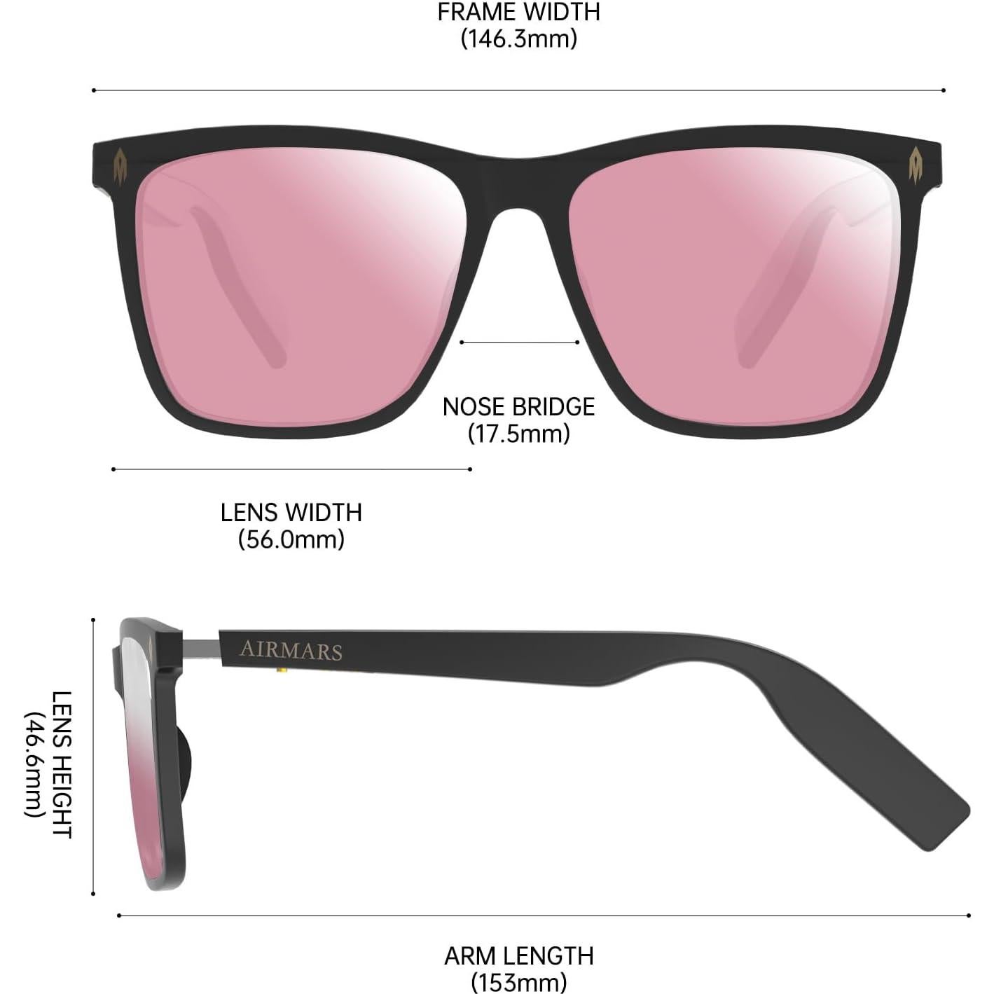 Gafas de Sol Bluetooth AIRMARS SG8 con UV y Asistente