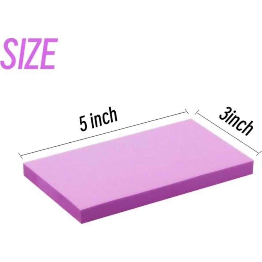 Notas Adhesivas Early Buy 7.6 x 12.7 cm, 6 Blocs de 70 Hojas