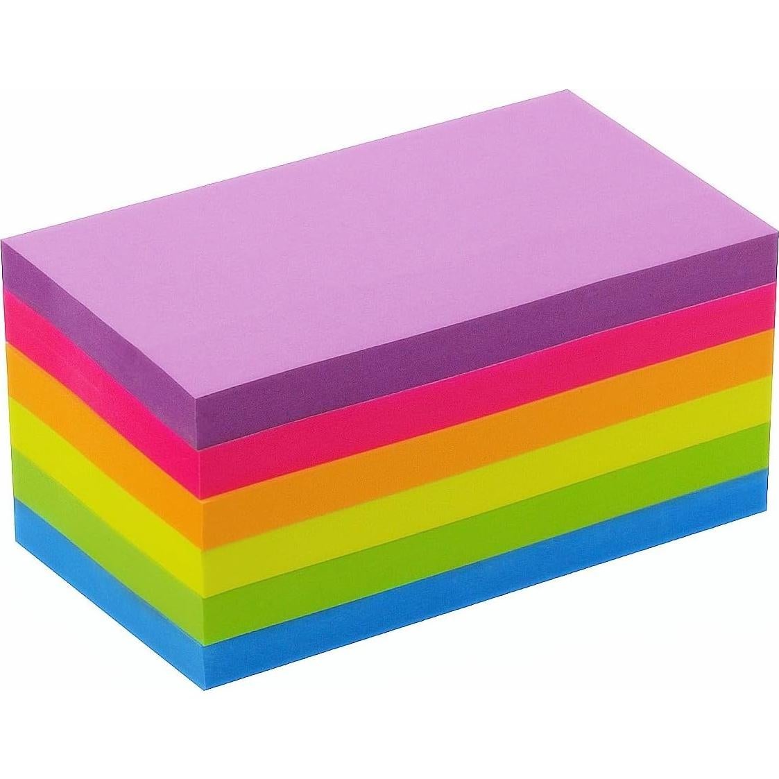Notas Adhesivas Early Buy 7.6 x 12.7 cm, 6 Blocs de 70 Hojas