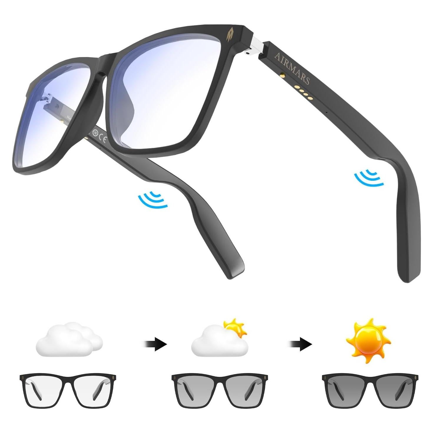 Gafas de sol AIRMARS SG8 Bluetooth foto-cromáticas UV