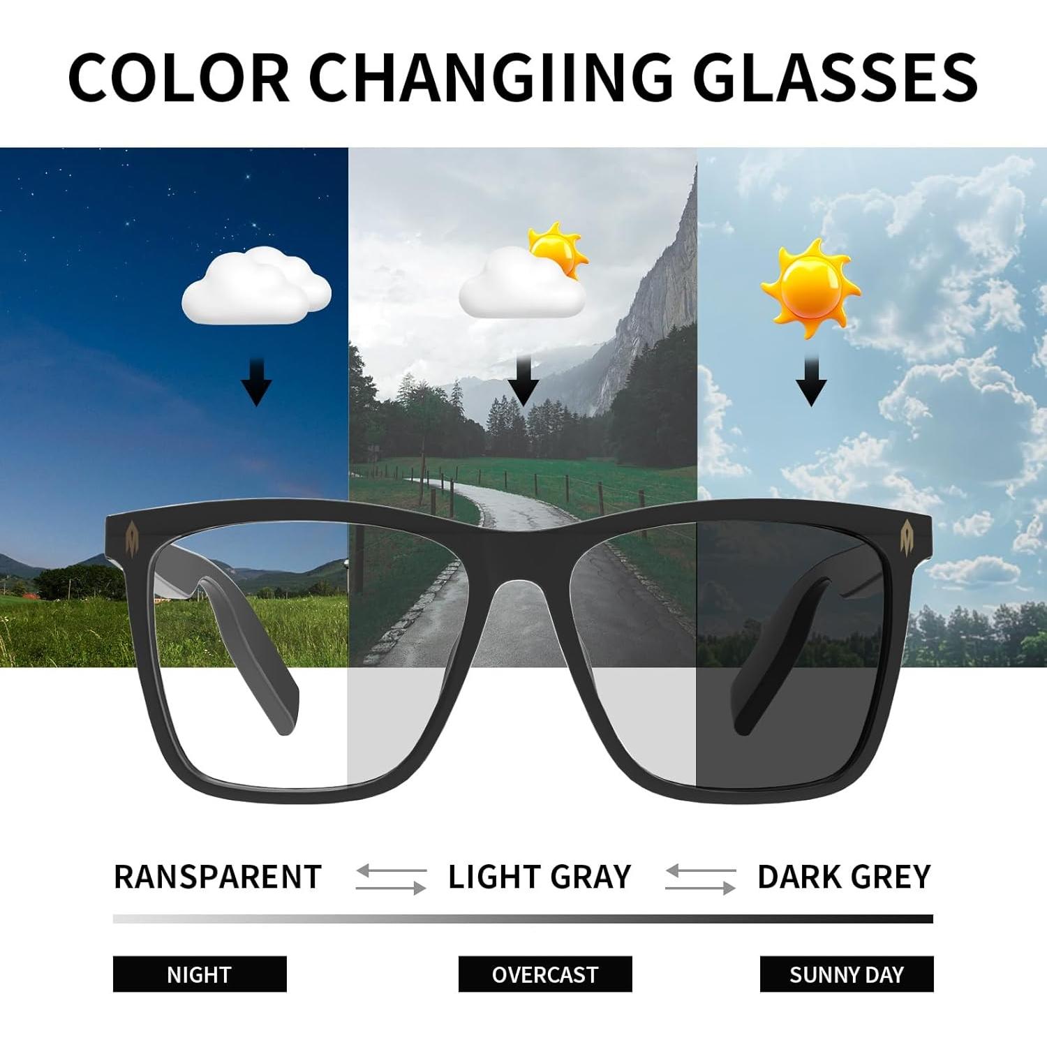 Gafas de sol AIRMARS SG8 Bluetooth foto-cromáticas UV