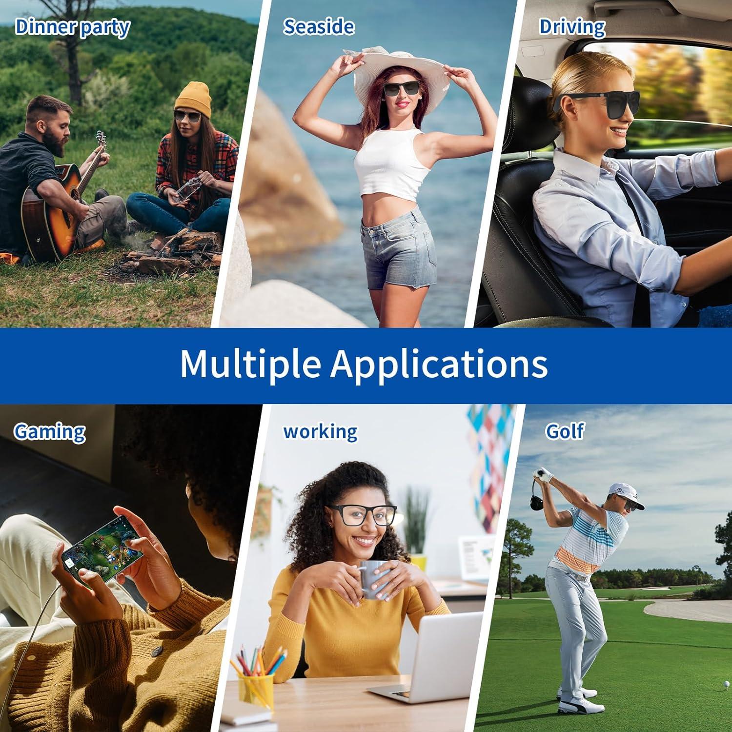 Gafas de sol AIRMARS SG8 Bluetooth foto-cromáticas UV