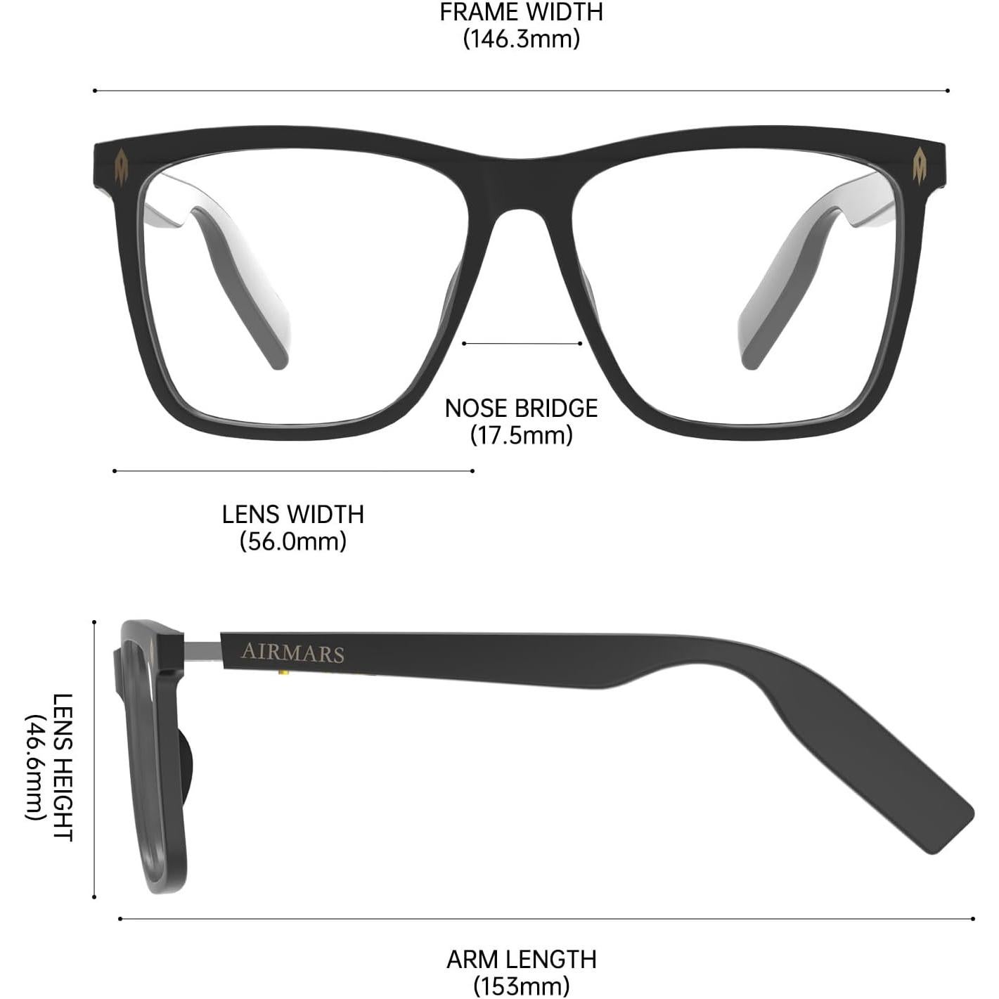 Gafas de sol AIRMARS SG8 Bluetooth foto-cromáticas UV