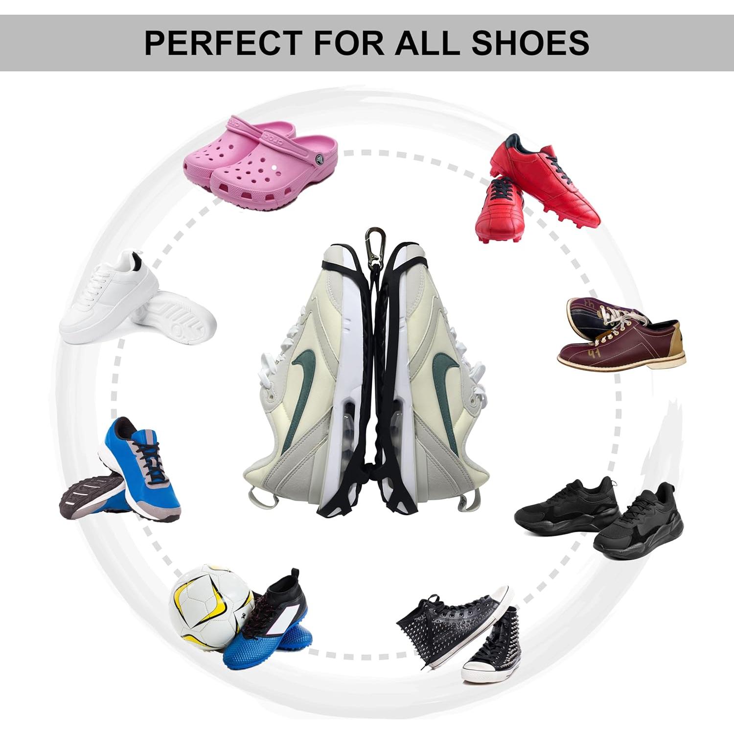 Soporte para zapatos MALTERZER de silicona negra para viajar