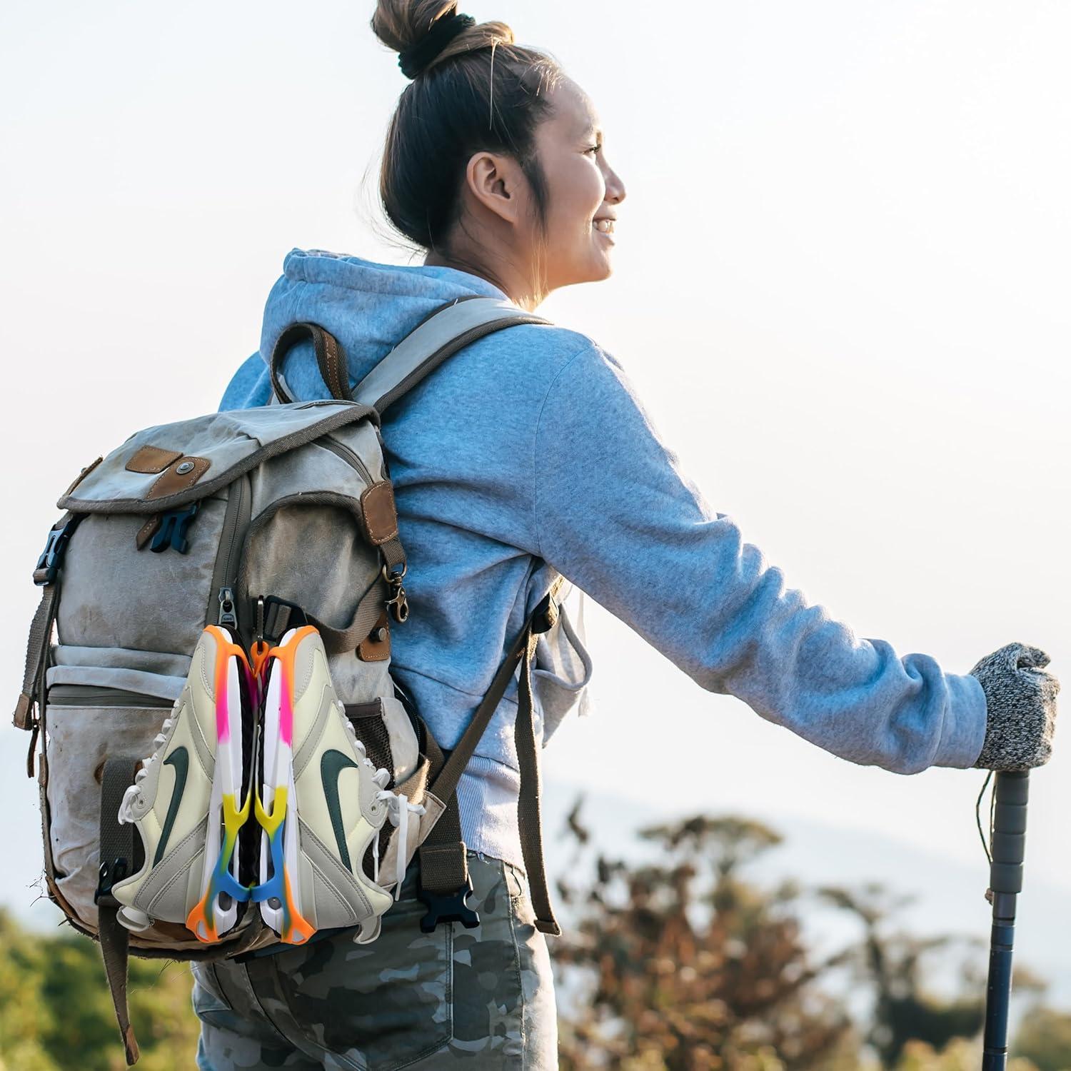 Soporte para zapatos MALTERZER de silicona negra para viajar