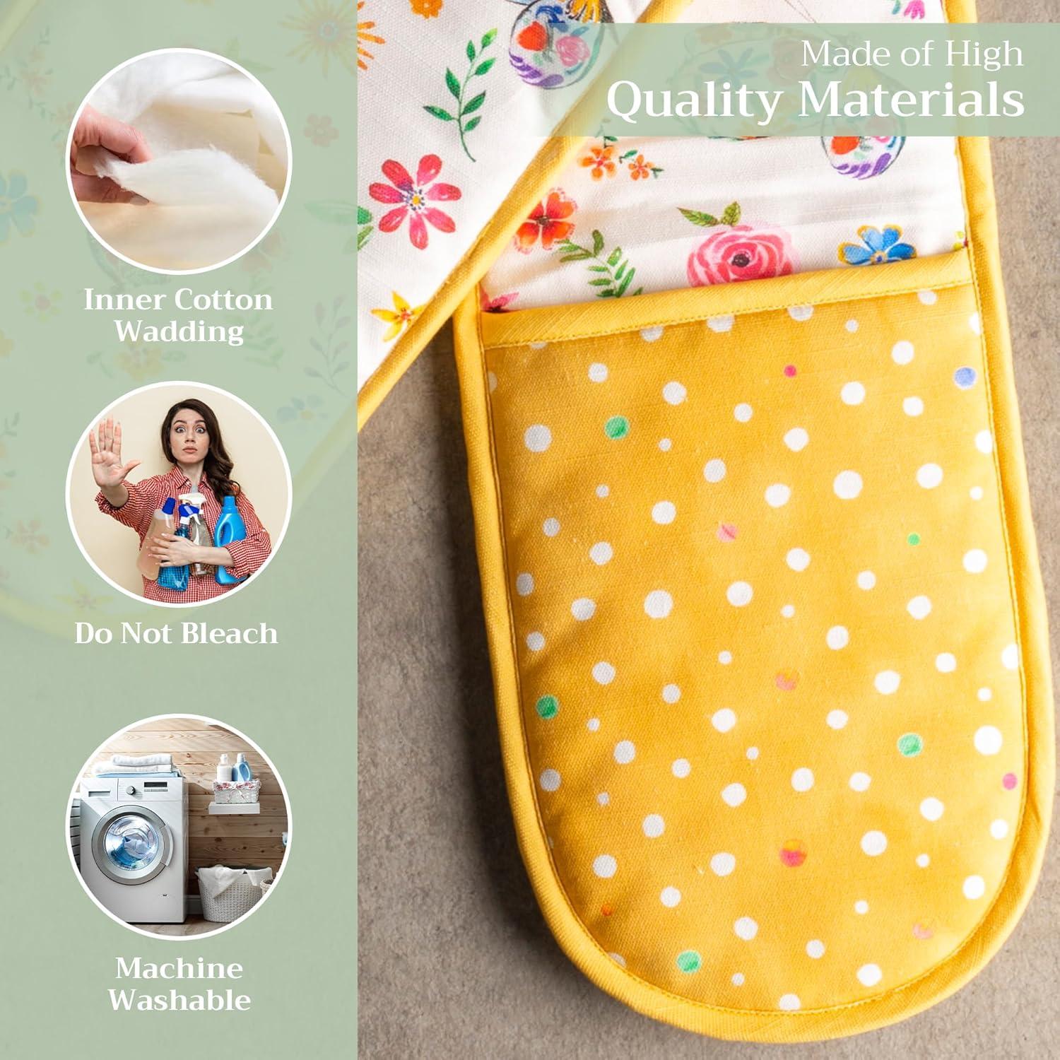 Manopla de Horno Doble Maison d' Hermine 100% Algodón 18x89cm