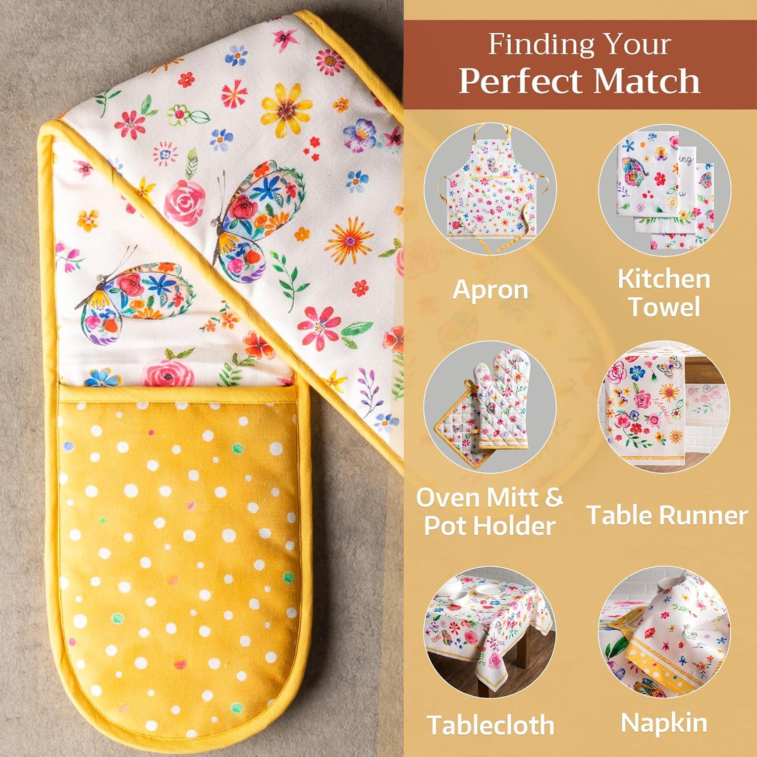 Manopla de Horno Doble Maison d' Hermine 100% Algodón 18x89cm