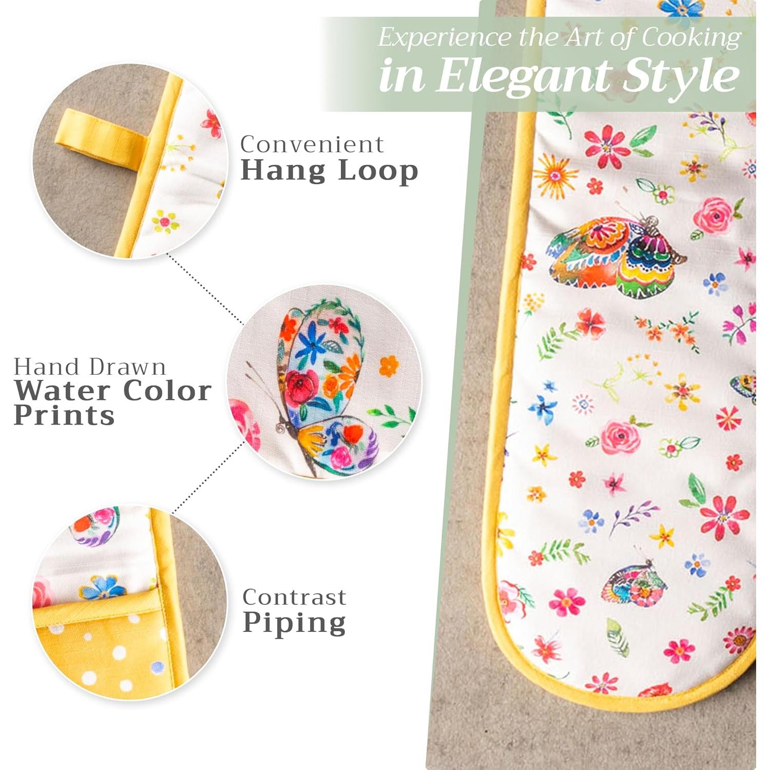 Manopla de Horno Doble Maison d' Hermine 100% Algodón 18x89cm