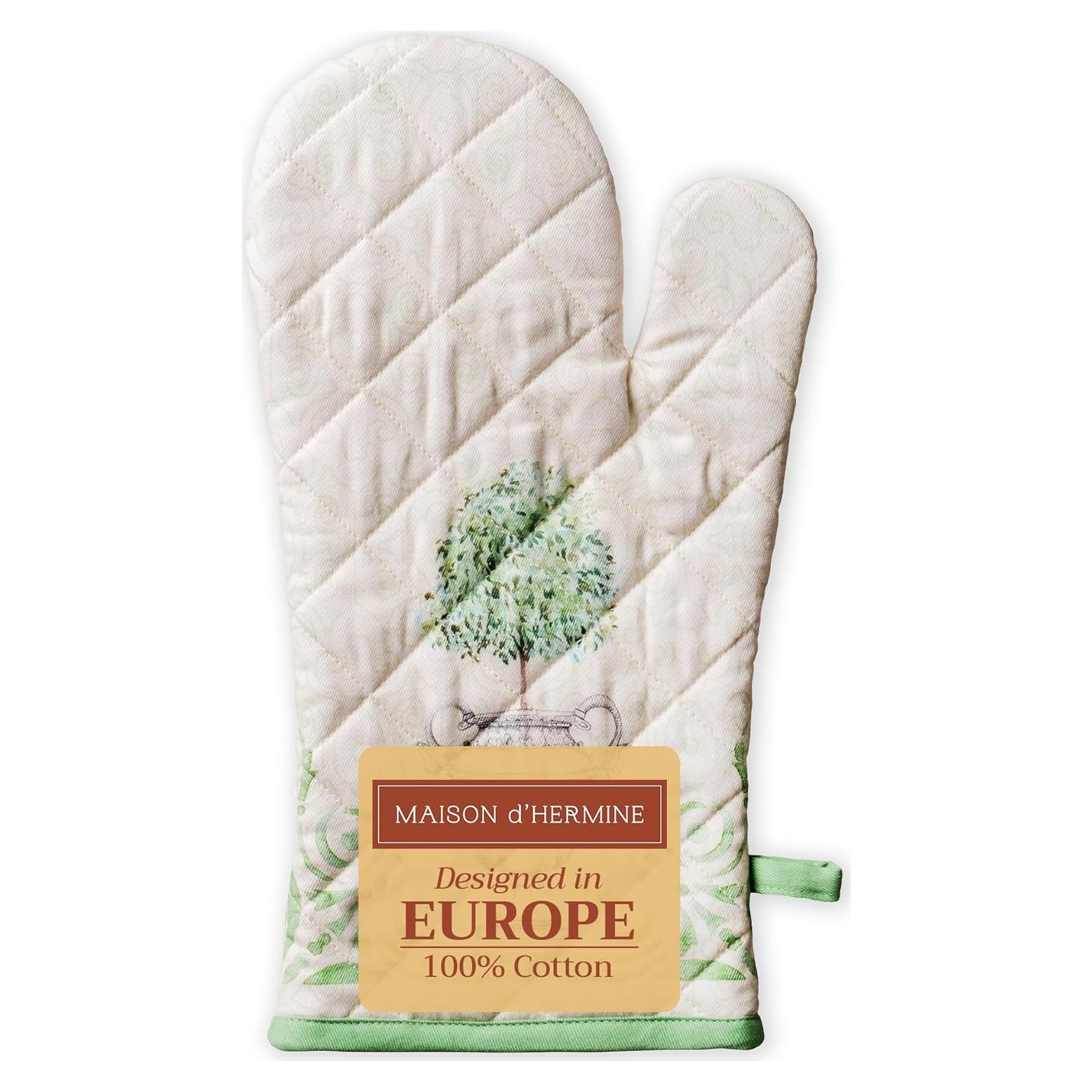 Guante de Horno Maison d'Hermine 19x33 cm Algodón Acolchado