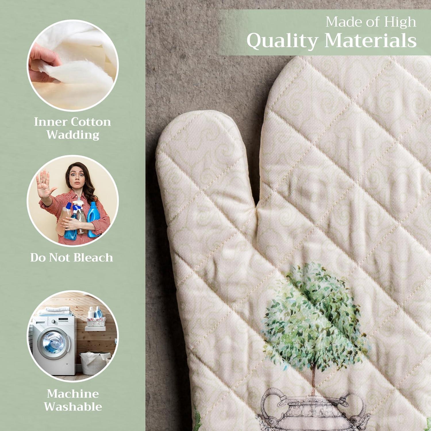 Guante de Horno Maison d'Hermine 19x33 cm Algodón Acolchado