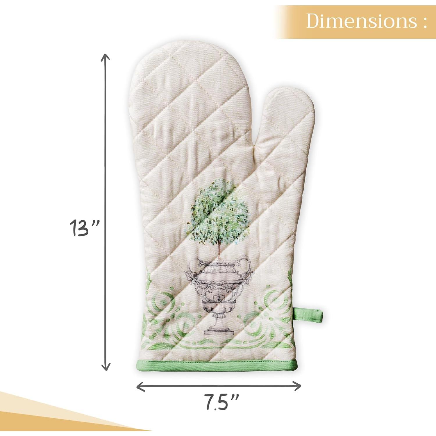 Guante de Horno Maison d'Hermine 19x33 cm Algodón Acolchado