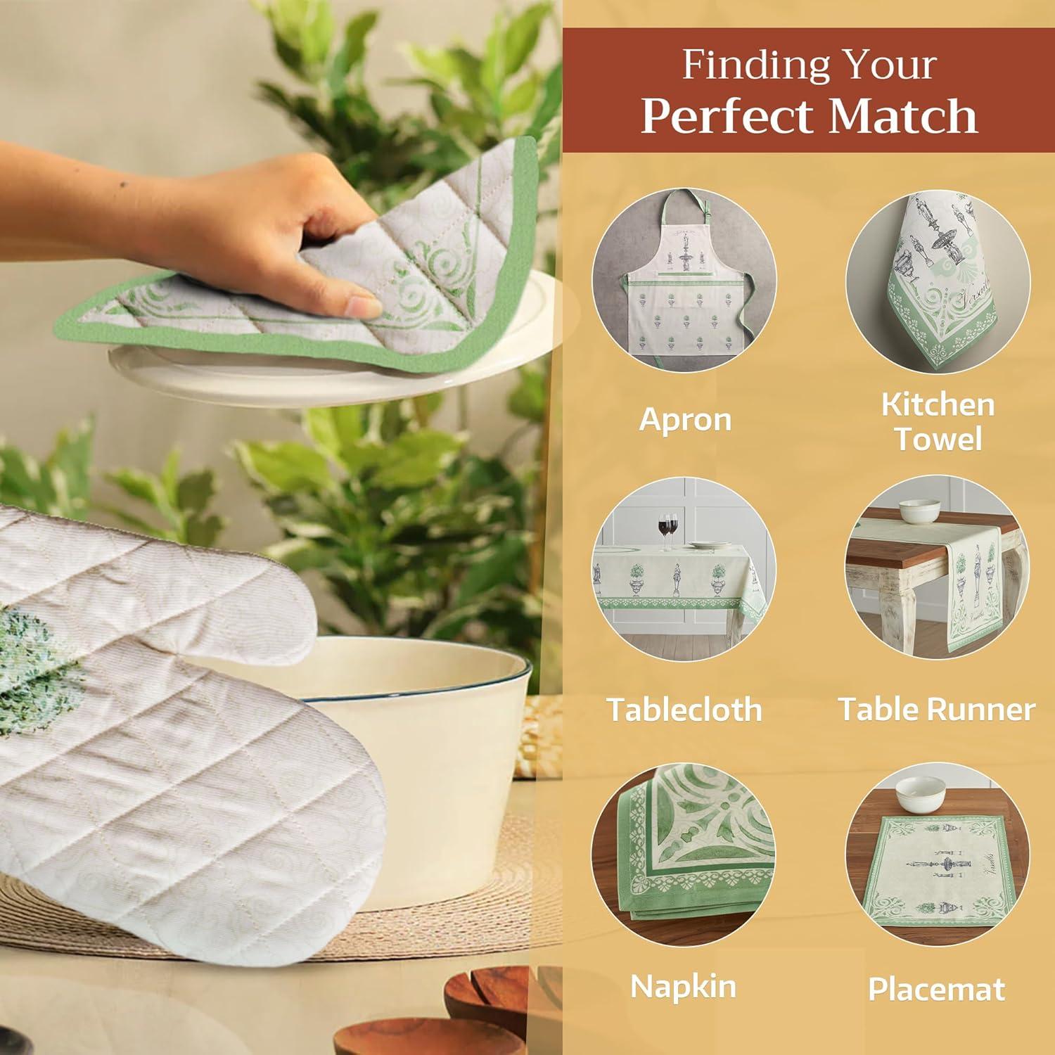 Guante de Horno Maison d'Hermine 19x33 cm Algodón Acolchado