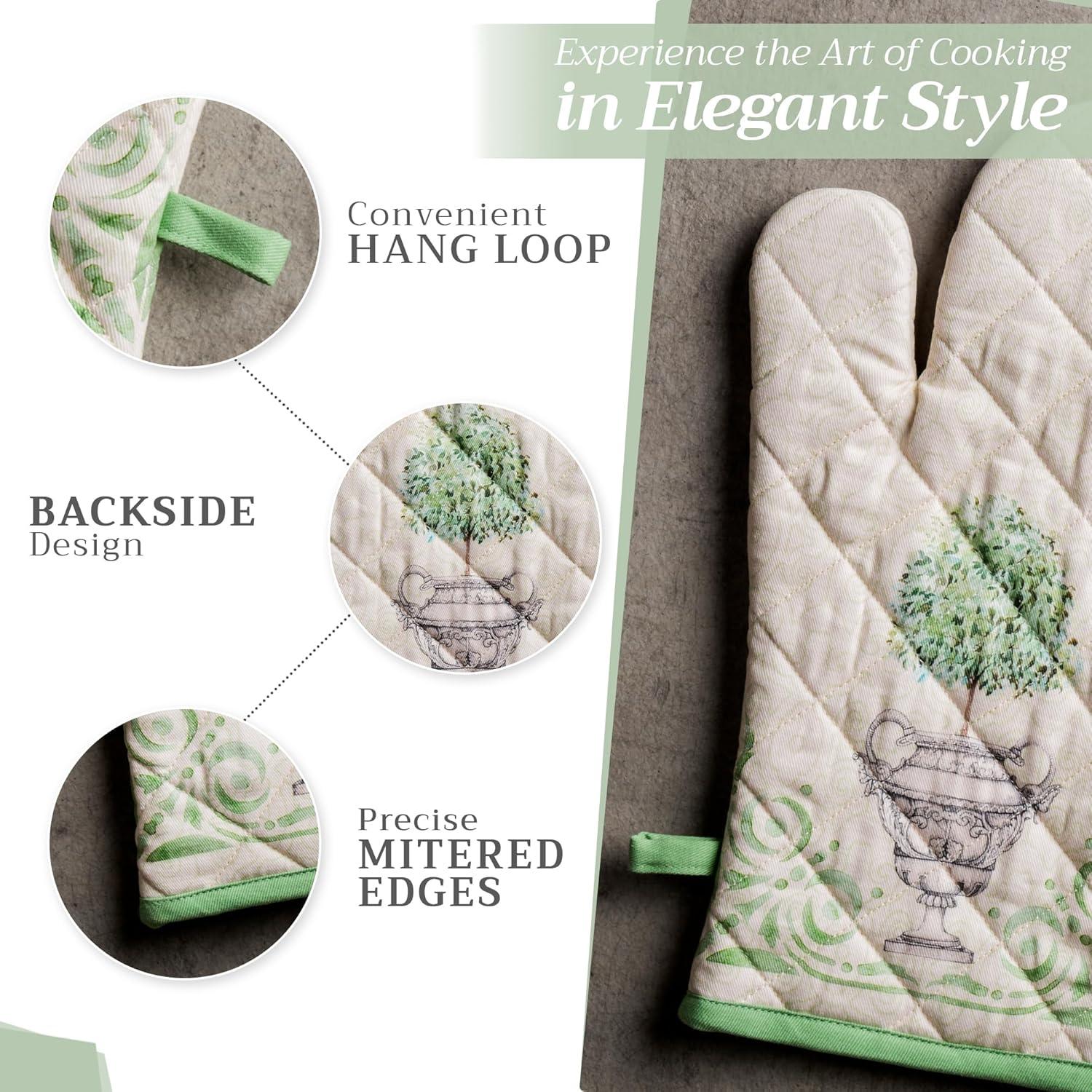 Guante de Horno Maison d'Hermine 19x33 cm Algodón Acolchado