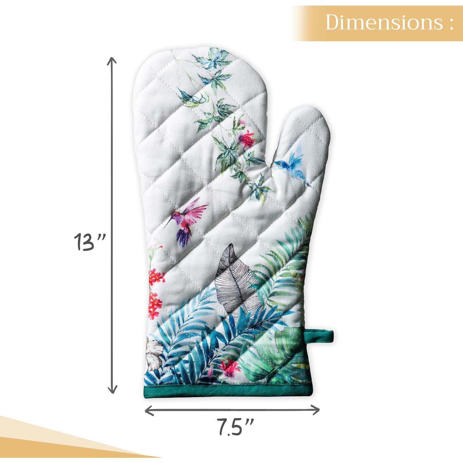 Guante de Horno Maison d'Hermine 100% Algodón 18.5x33cm Tropiques