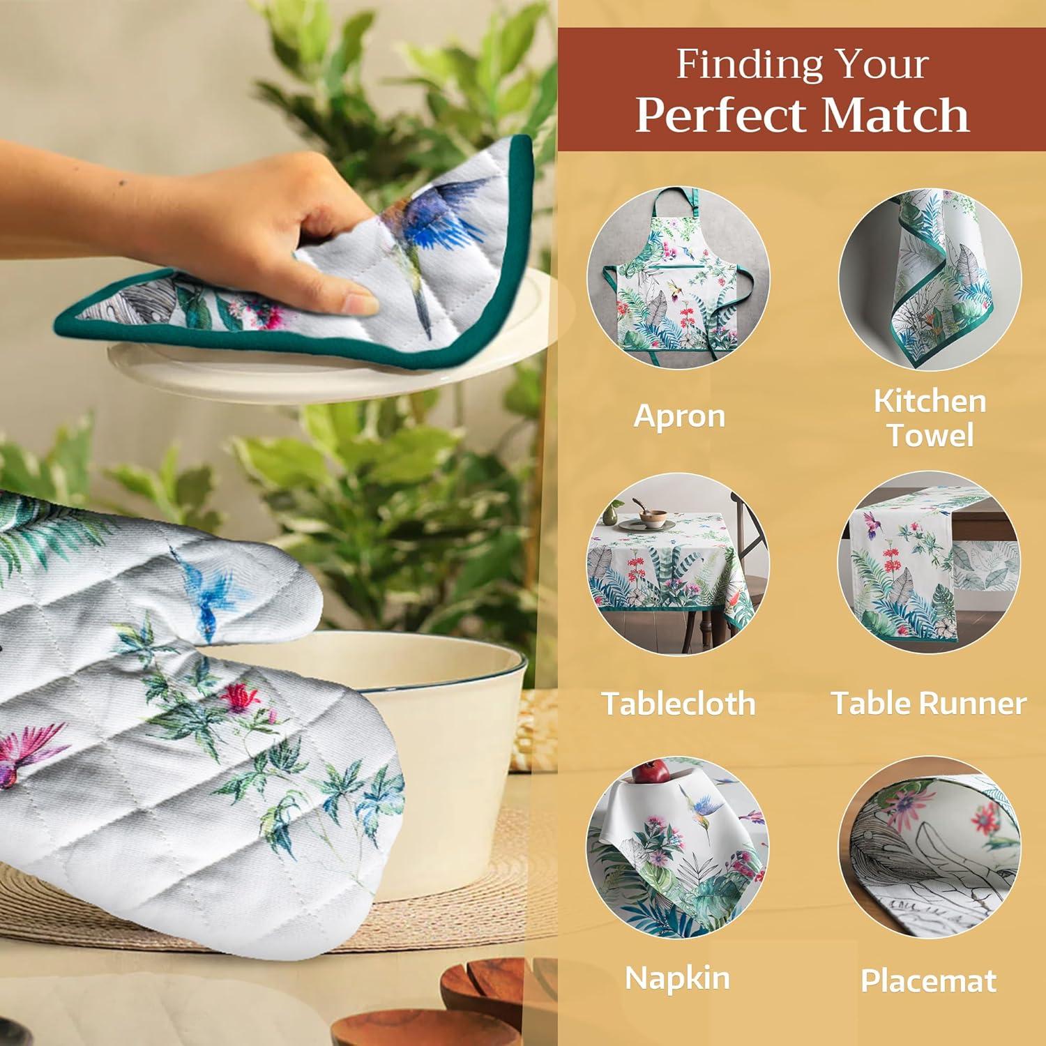 Guante de Horno Maison d'Hermine 100% Algodón 18.5x33cm Tropiques