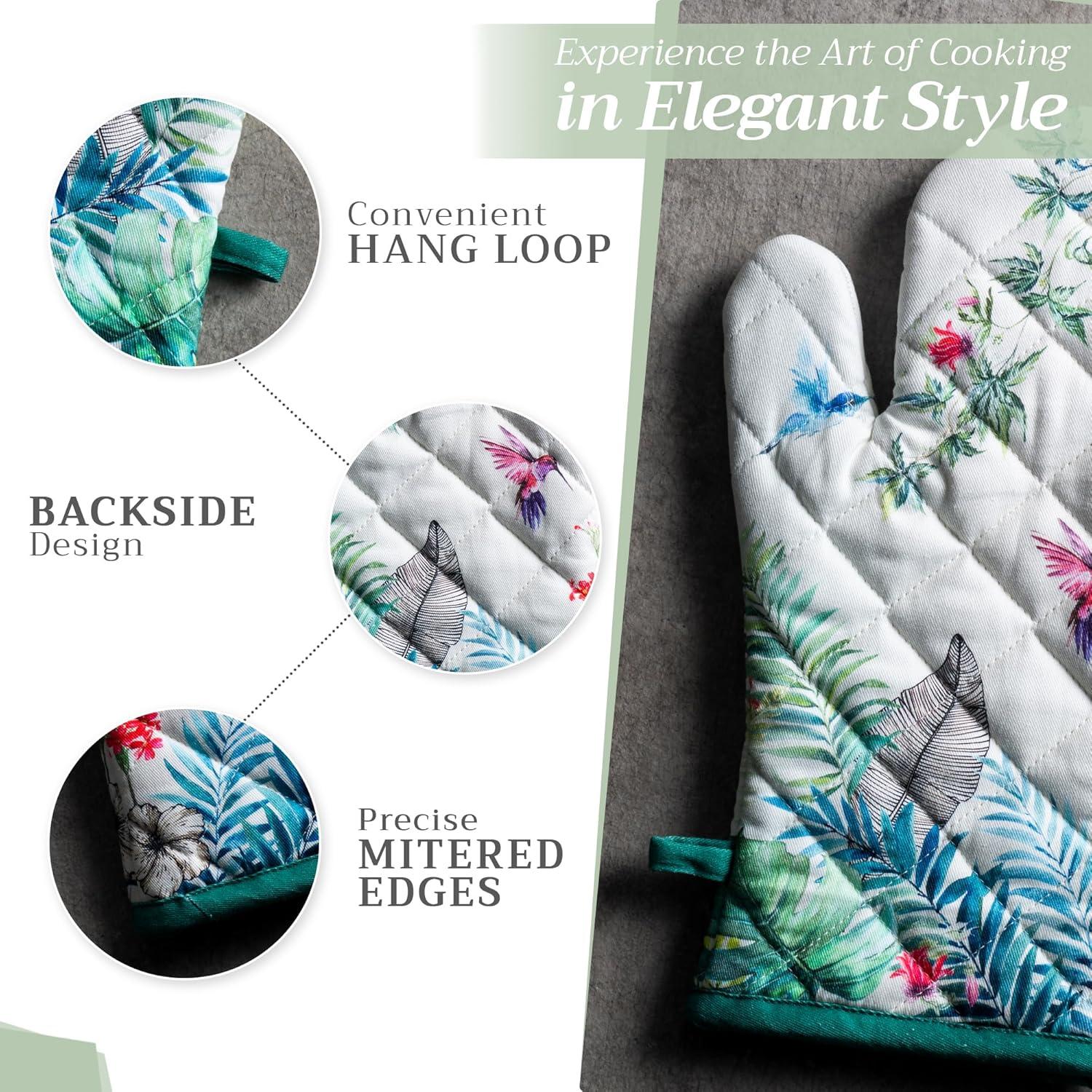 Guante de Horno Maison d'Hermine 100% Algodón 18.5x33cm Tropiques