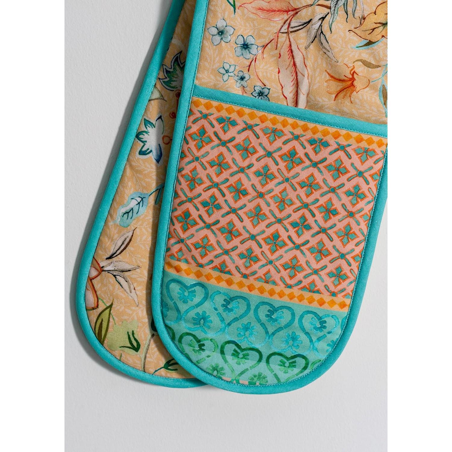 Manopla de Horno Doble Maison d' Hermine 100% Algodón 88.9x17.8cm