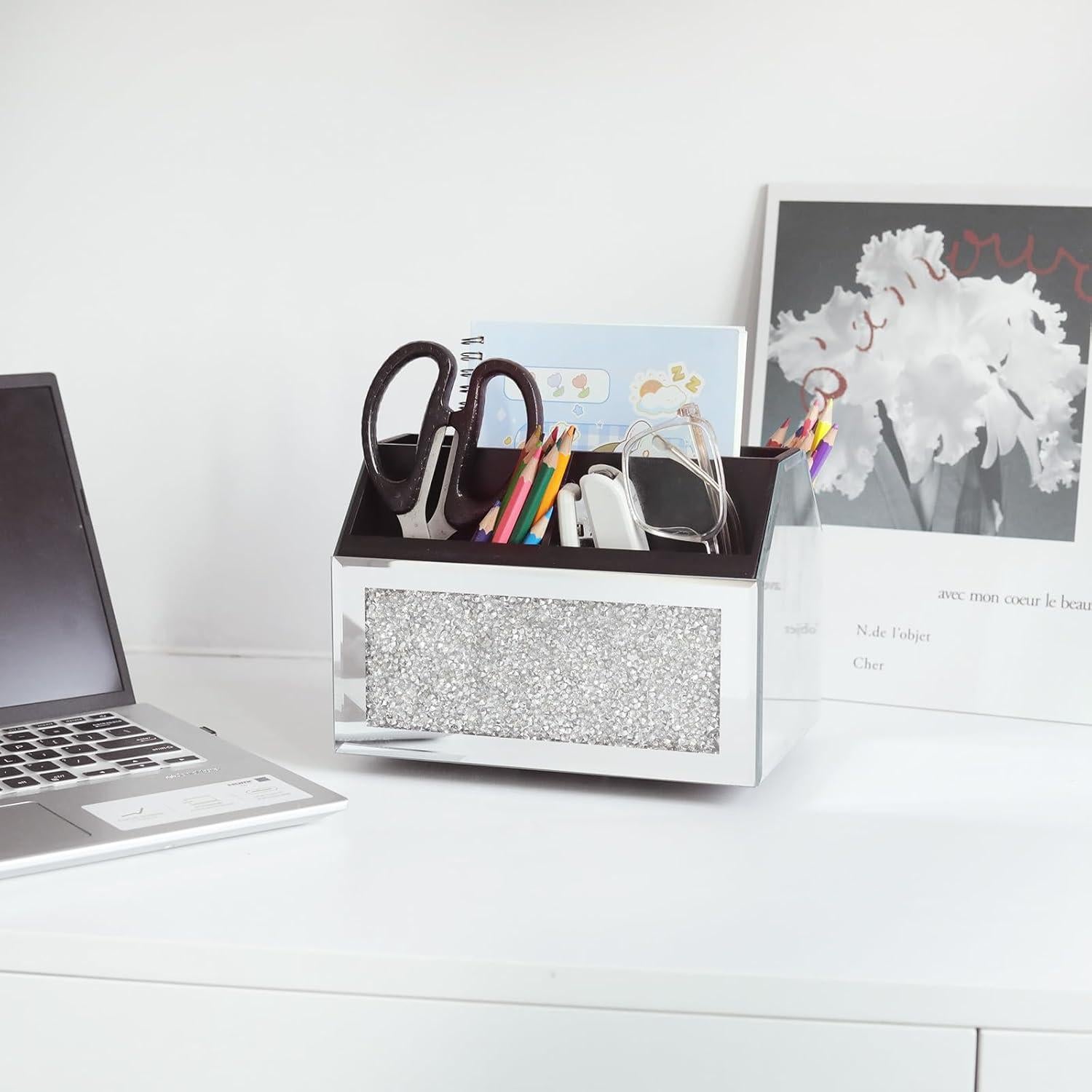 Soporte giratorio para control remoto SWTHONY 5 compartimentos