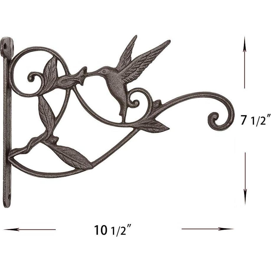 Soporte para plantas colgantes WOOYAN de hierro fundido 26.67x20.07cm