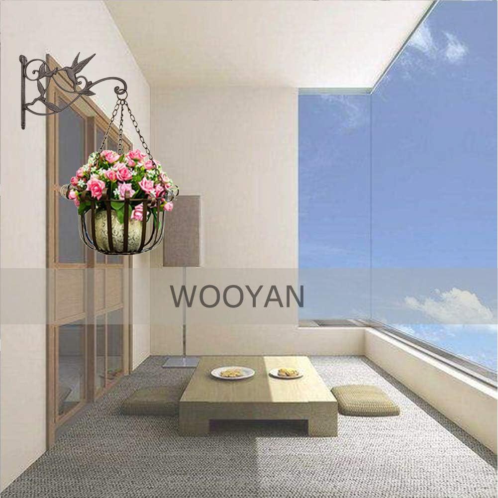 Soporte para plantas colgantes WOOYAN de hierro fundido 26.67x20.07cm
