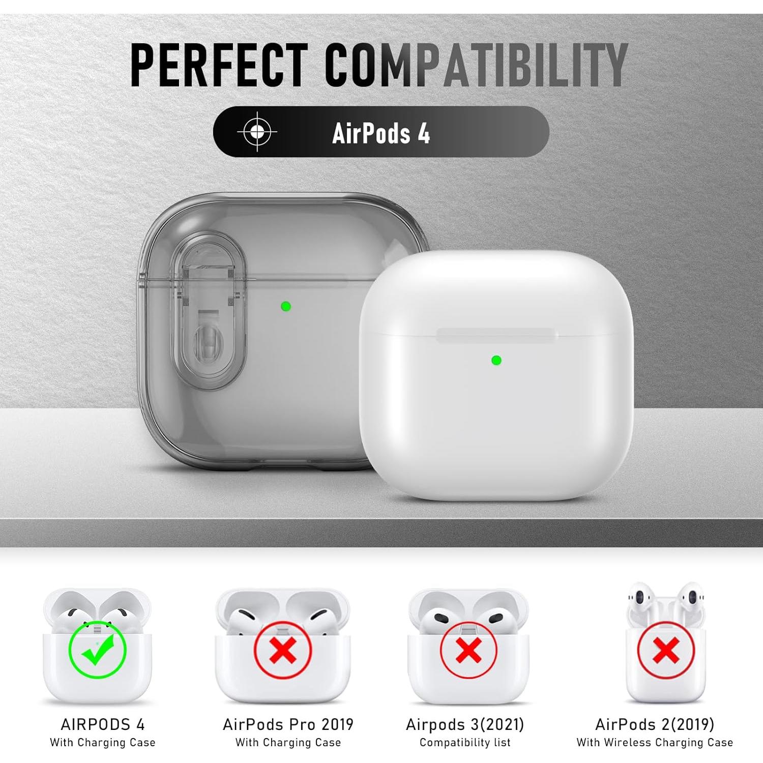 Funda de Silicona Maxjoy para AirPods 4ta Generación con Kit