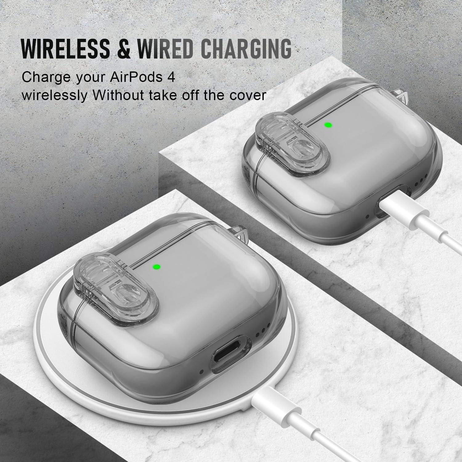 Funda de Silicona Maxjoy para AirPods 4ta Generación con Kit