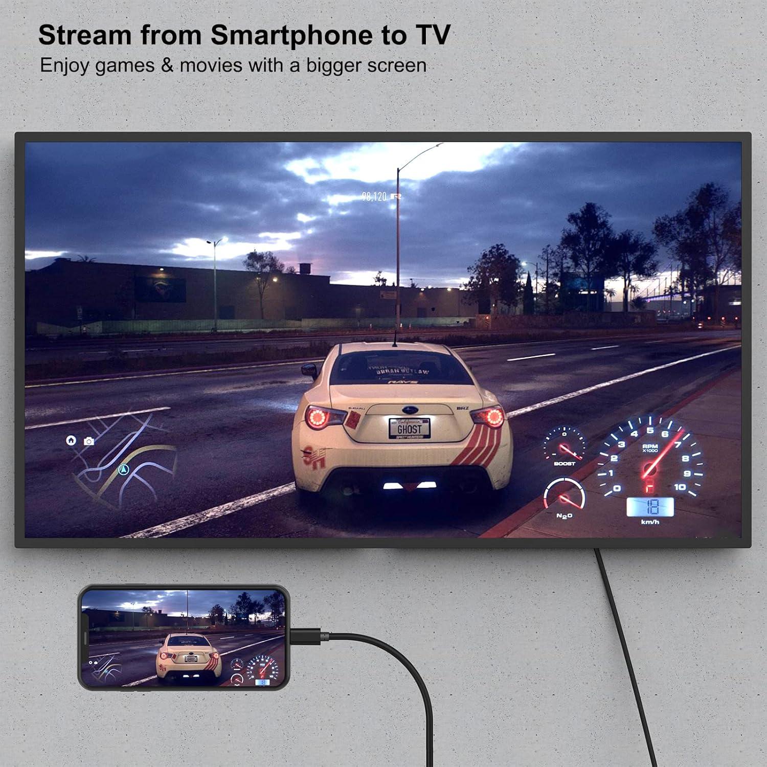 Cable USB C a DisplayPort BENFEI 1.8m 8K@60Hz 4K@144Hz