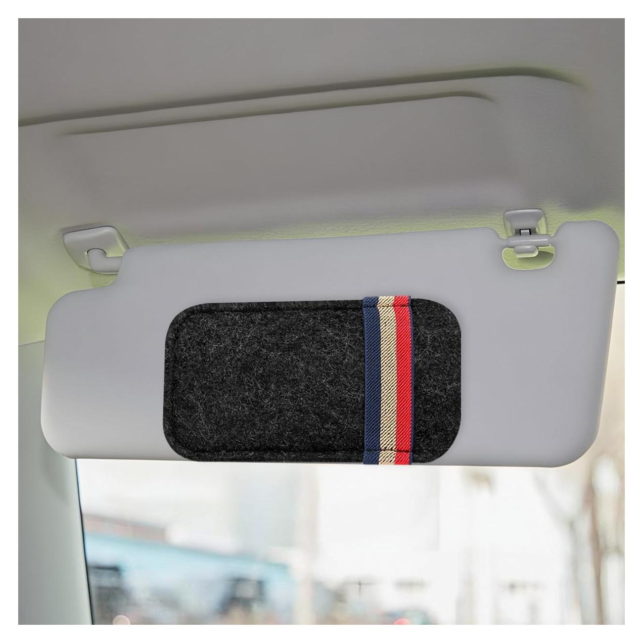 Organizador de Visera de Coche DUSCOKE Negro 15.5x9.2 cm