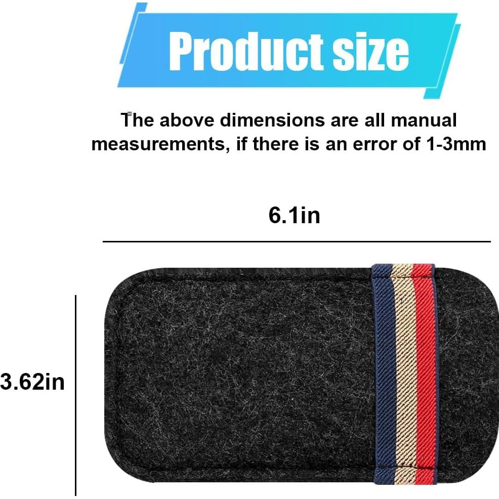 Organizador de Visera de Coche DUSCOKE Negro 15.5x9.2 cm