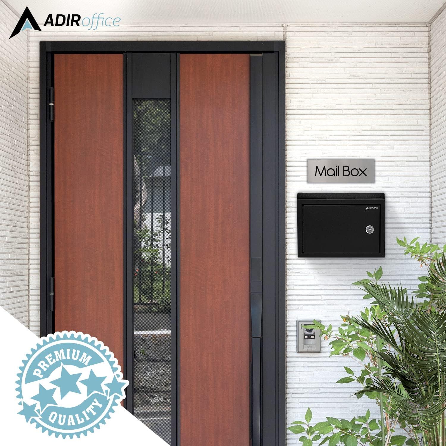 Caja de Sugerencias Adir Negra con Cerradura 24.9x19.1 cm