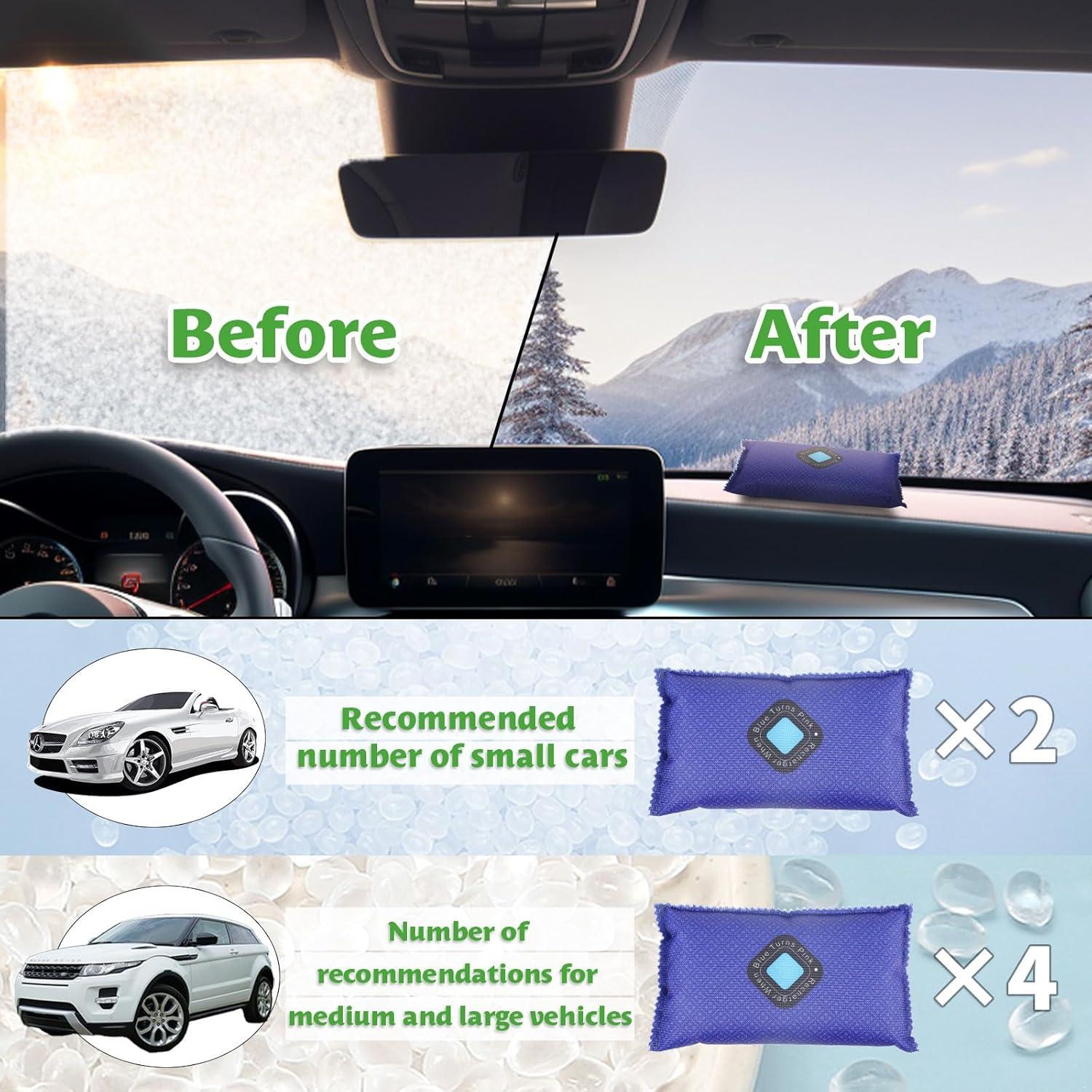 Paquetes Deshidratantes ROOMLINE 2x400g Gel de Sílice Recargables