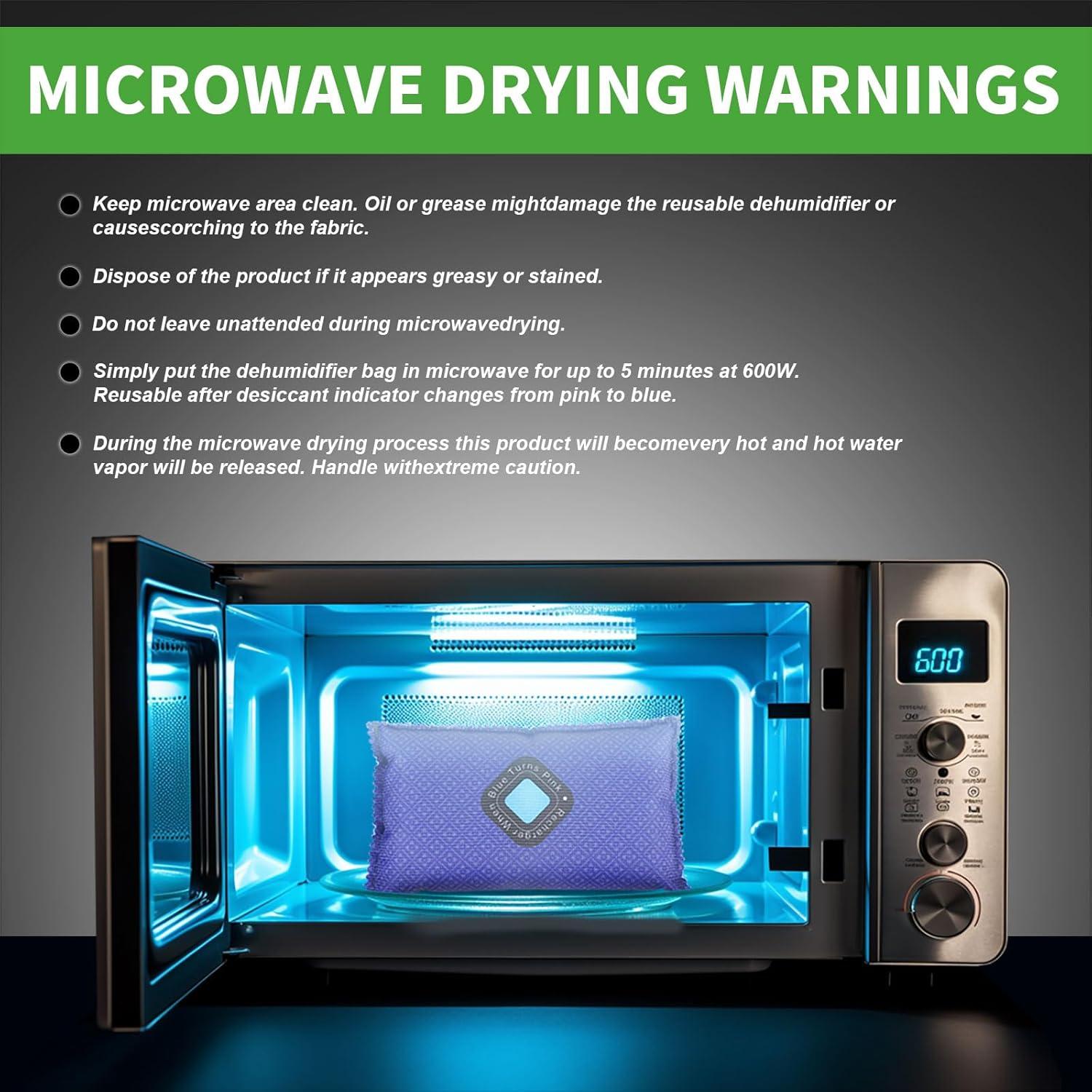 Paquetes Deshidratantes ROOMLINE 2x400g Gel de Sílice Recargables