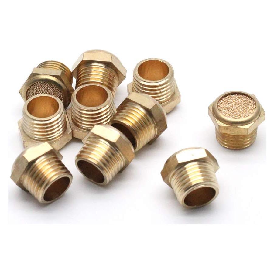 Silenciador Neumático LC LICTOP G1/4 de Latón - 10 Piezas