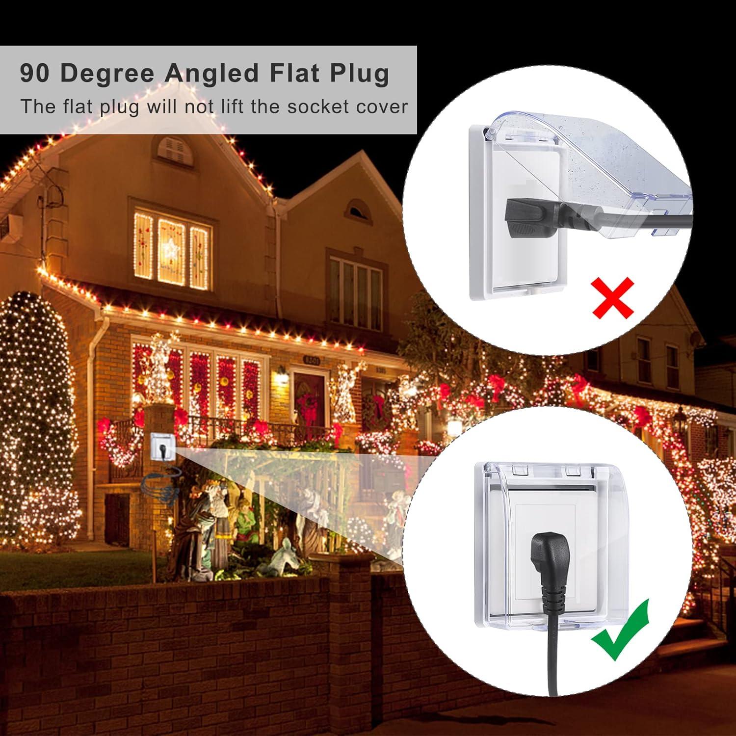 Divisor de Energía KUNCAN 3 Salidas 1.5FT para Exterior